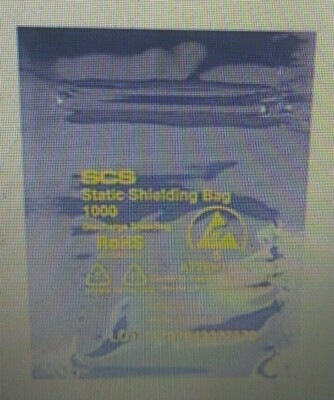 SCS1000 10'' x 12'' Static Shielding Bag Lot of 100 Bags Lead Free SCS