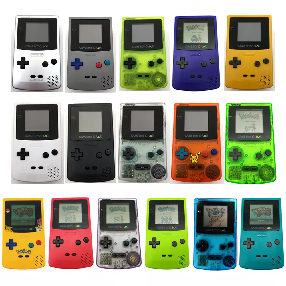 20 Colors Used Retrofit Nintendo Game Boy Color GBC Console + Game Cartridge