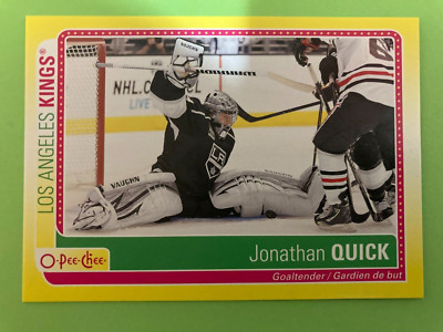2013-14 O-Pee-Chee Stickers - JONATHAN QUICK #S-JQ Los Angeles Kings Insert