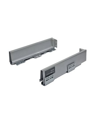 Comfort Box Plus Schubladen - Softclose, silber, rechteckig, 350-450, H84,135,199