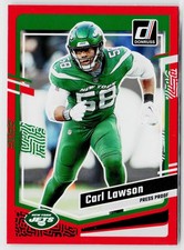 2023 Donruss #231 Carl Lawson Press Proof Red New York Jets
