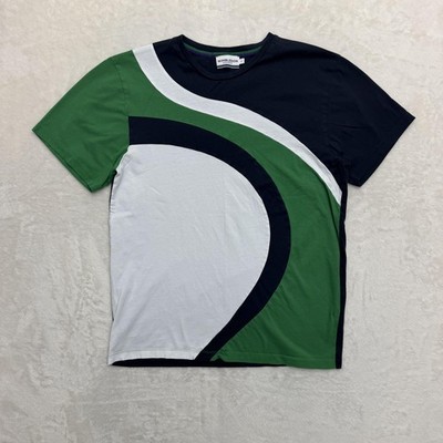 Wimbledon Championships Shirt Mens Medium Navy Green Tennis Colorblock Tee
