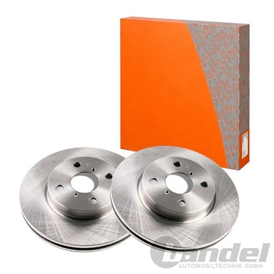 DR!VE+ BREMSENSET 255mm VORNE passend für TOYOTA YARIS P1 + YARIS VERSO P2