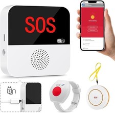 Notrufknopf für Senioren Senioren SOS Armband Hausnotruf mit Notrufarmband