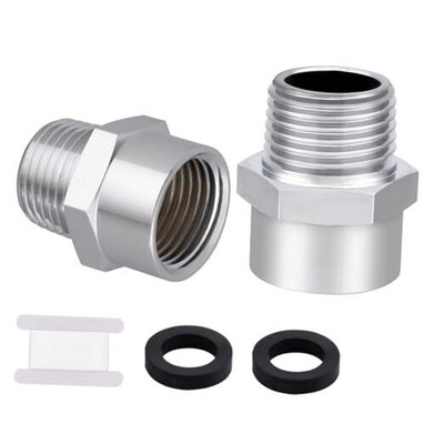 Brass Adapter, Pipe Fitting Connector, G 1/2'' G (BSP) Female to 1/2'' NPT Male