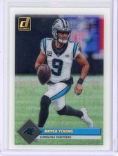 Bryce Young Retro 1993 Techno /10 (RC): 2023 Clearly Donruss Football. CAR QB! 