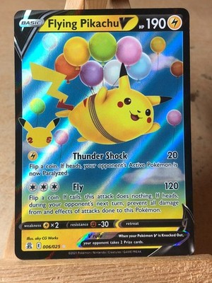 Pokémon - Flying Pikachu V Celebrations CEL006 - NM EN - PKM TCG