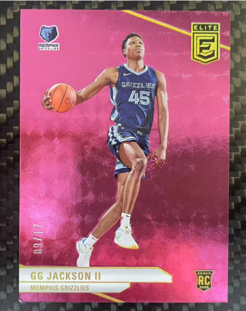 GG Jackson II 2023-24 Panini Donruss Elite 09/17 Pink RC Grizzlies #203