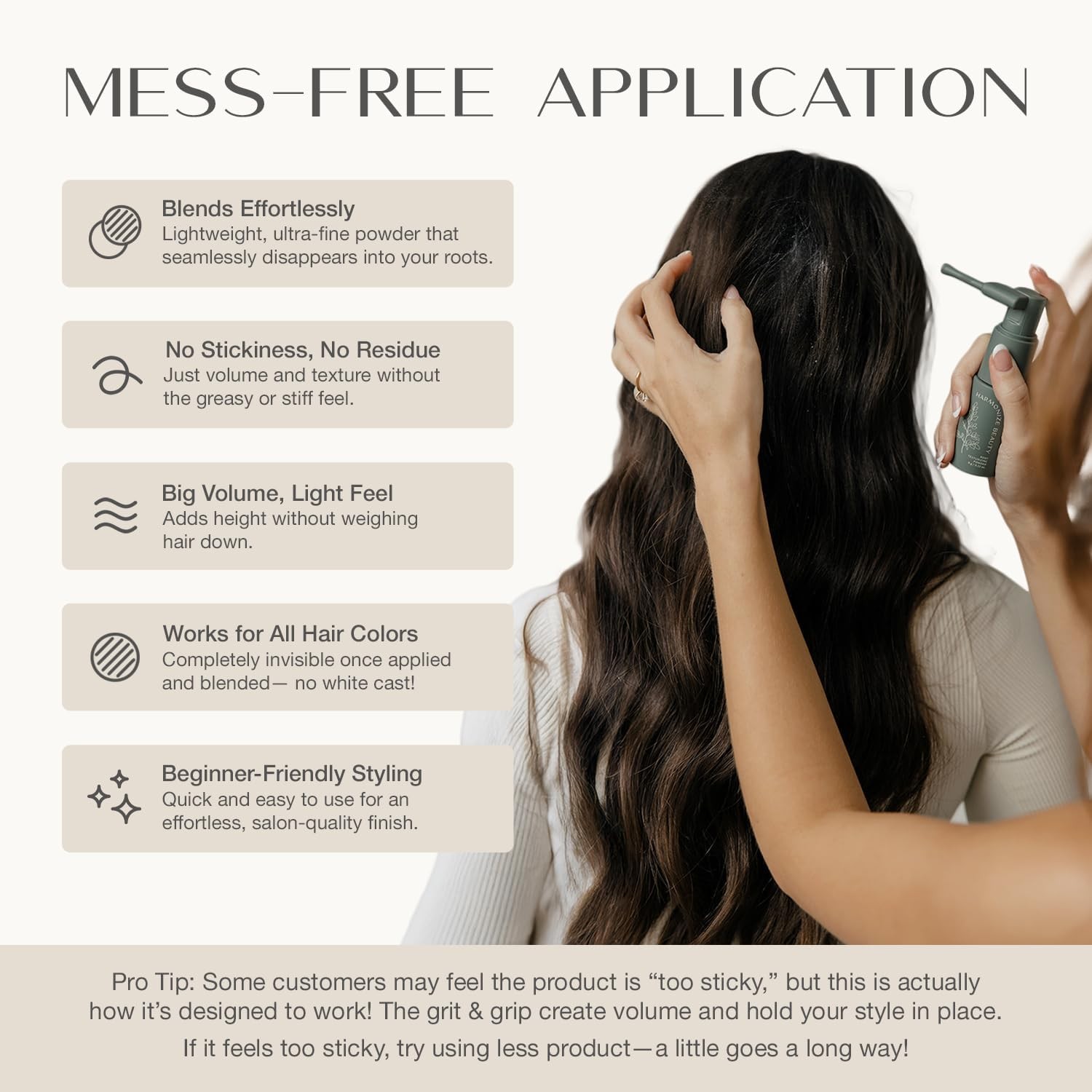 Root Texture Powder for Women - Lifts Roots & Adds Volume to Hair, Styling &... 