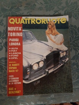 QUATTRORUOTE N 178   1970  SALONE TORINO-OPEL KADETT REKORD-LAMBORGHINI ESPADA