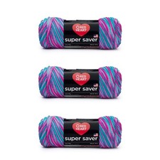 Premium Acrylic Yarn 3-Pack - 141g, 236 Yards Each for Knitting  Crochet