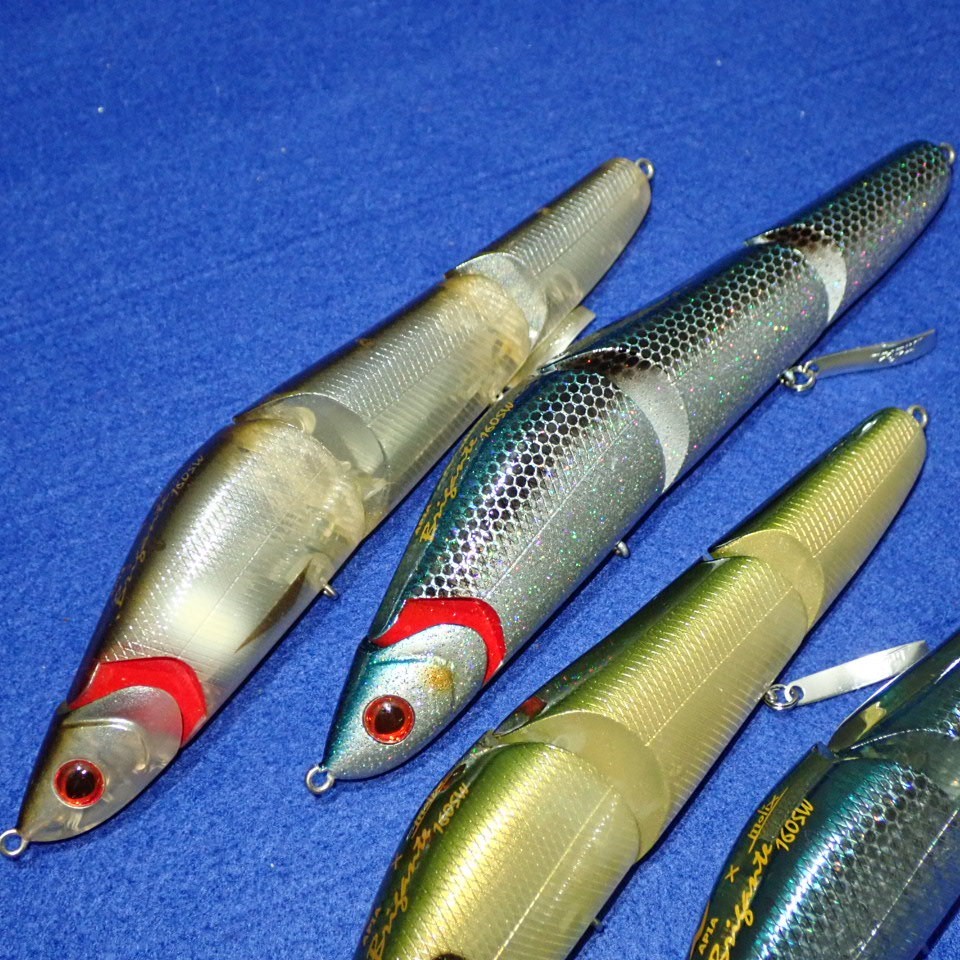 APIA X MOLIX BRIGANTE 160SW JDM fishing Lures Lot Swimbait Made in Japan - Image 14