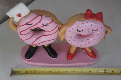 Love & Cupcakes Valentines Day Standing Donuts  Resin Figurine