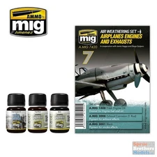 AMM7420 AMMO by Mig - Air Weathering Set: Airplanes Engines and Exhausts