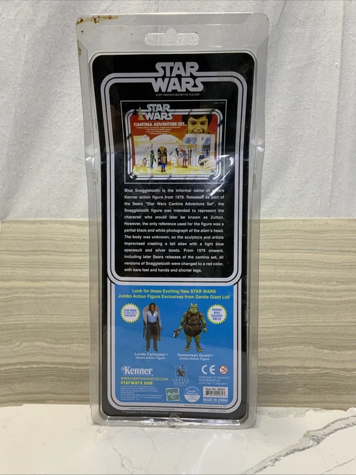 Kenner Star Wars Gentle Giant Jumbo 12" Carded Action Figure Snaggletooth NR - Image 2 of 4
