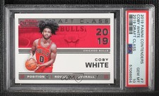 2019-20 Panini Contenders Draft Class Coby White #7 PSA 10 GEM MT ni4