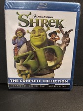 Shrek 3D The Complete Collection Blu Ray 2010 4-Disc Set Promotional Copy Sealed