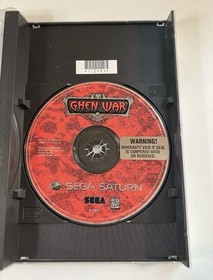 Ghen War (Sega Saturn, 1995) Complete  CIB with Reg Card