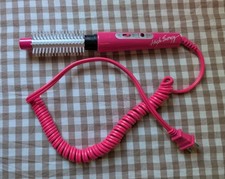 Vintage Conair High Energy 301 Heated Curling Styling Brush Hot Pink