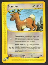 Stantler 102/144 Common Non Holo NM Pokemon Card HQ Scan