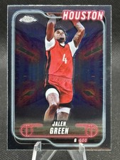 2024-25 Topps Chrome 199 Jalen Green Houston Rockets
