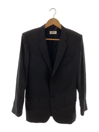 SAINT LAURENT Giacca su misura Taglia 48 Lana GRIGIO 316698 YUN68 