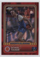 2024 Chrome McDonald's All American Red Lava Refractor 25/125 Bryson Tucker bl9