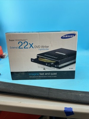 New Samsung Super Writemaster DVD Writer Model SH-S223 Open Box Complete