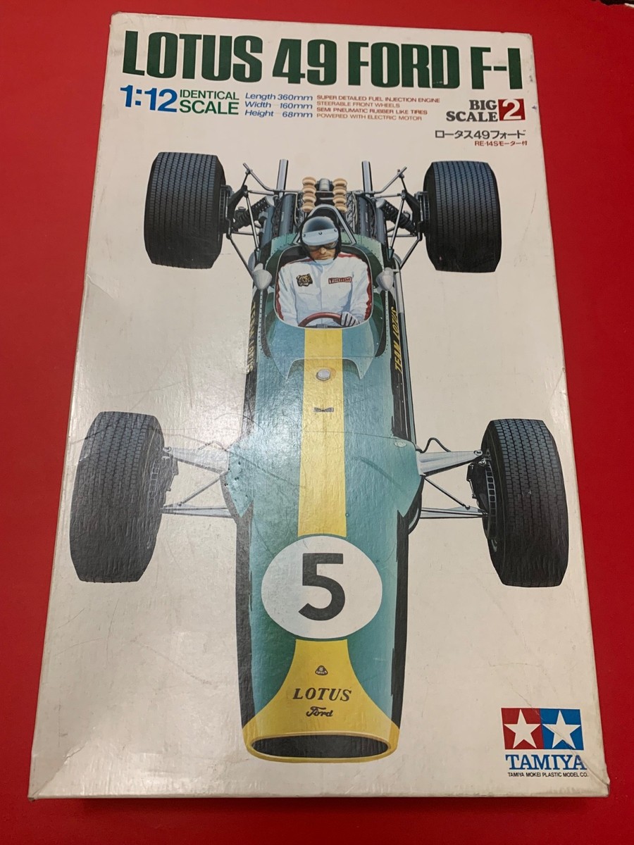 TAMIYA LOTUS 49 FORD F-1 ORIGINAL 1968 MOTORIZED MODEL KIT | eBay