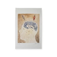 ILLEGIBLE SIGNATURE. Print. Serigraphy. Contemporary Cuban Art