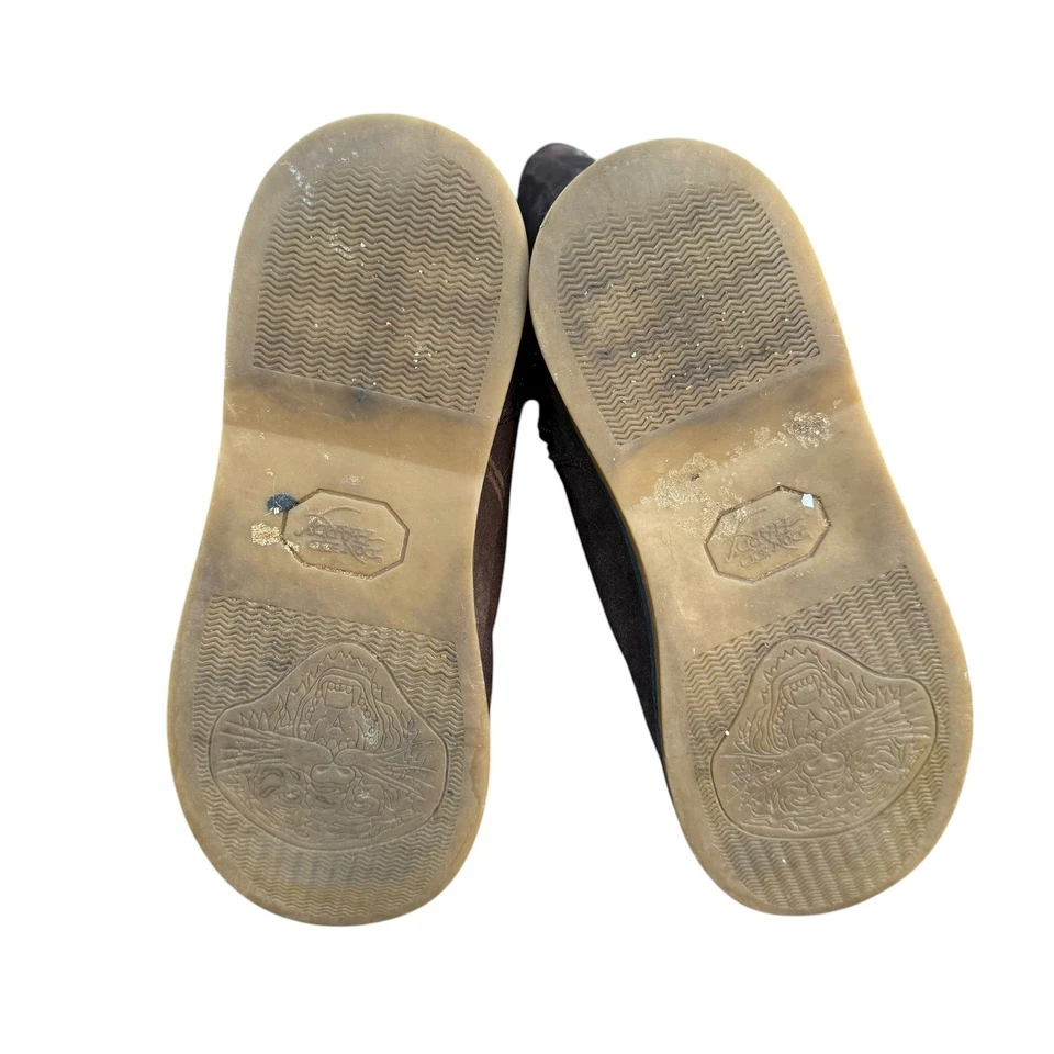 Ed Hardy Women Brown Over The Knee Boots Eagle Design Studded Lined Size 7 - Image 4 of 4