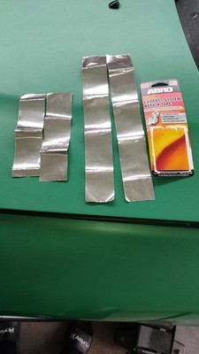 ABRO Exhaust Tape Muffler Repair Kit - High-Temp Aluminum Leak Sealant NEW