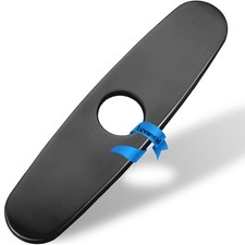 Placa embellecedora para orificio de grifo de fregadero, acero inoxidable 304.
