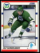 1990-91 Score American #152 Ulf Samuelsson Hartford Whalers