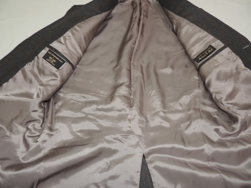 Bespoke Hart Schaffner Marx Men's Worsted Wool Custom Jacket Coat 42 XL - Picture 6 of 9