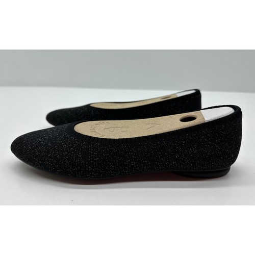 VIVAIA SCARPA PIATTA DONNA TAMIA 2.0 NERO METALLIZZATO TAGLIA EU40M NUOVA CON SCATOLA #10S - Foto 3 di 10