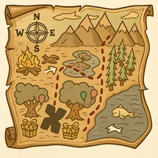 Neopets - 26th Birthday Party Map Set - Fast and Safe