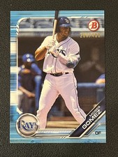 Moises Gomez 2019 Bowman Prospect Sky Blue Parallel /499 Rays 