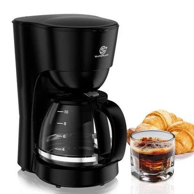 SUPERLEX Filterkaffeemaschine 600W 12Min 1,25L Anti-Tropf Automatik-Abschaltung - Bild 1 von 4