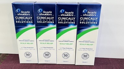 Head & Shoulders Scalp Relief Shampoo 7 Day Protection 130 ml Discontinued (4PK)