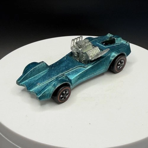 Vintage Hot Wheels Redline Strip Teaser Aqua - Very Good Condition