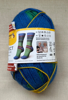 Regia PAIRFECT DESIGN LINE Sock knitting yarn #09090 FOSSHEIM 100gm Schachenmayr