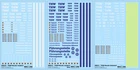 Mickon Decals THW Modern Classic White Blue Universal Bow 1:87 H0