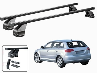 DACHTRÄGER FÜR AUDI A3 SPORTBACK (8PA) 5-TÜRER 2004-2012 SCHWARZ MENABO