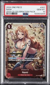 チャンピオンシップ　2023 cs 　ナミ　 PSA10 海外 Nami (CS 2023 Celebration Pack) ST01-007 One Piece Promotion Cards