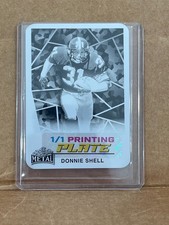 Donnie Shell 2024 Leaf Football 1/1 Printing Plate