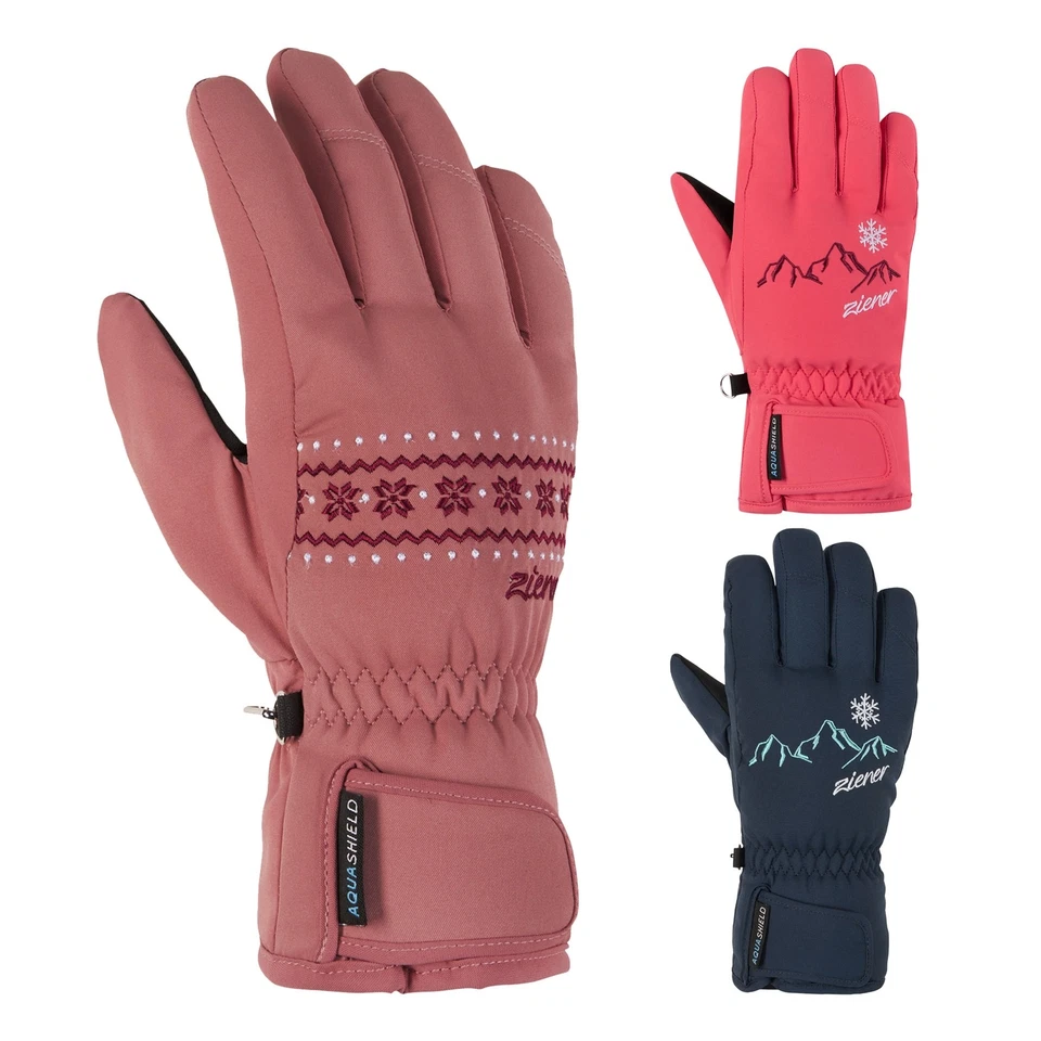 Ziener Kinder Mädchen Skihandschuhe Handschuhe Lailla-Z AS® Glove Junior Girls