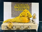 Vintage Star Wars ROTJ Jabba the Hutt Action Figure Kenner 83 near complete mint