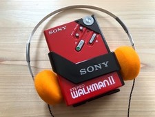 Sony Walkman WM-2 Vintage Cassette Player Fully Working Serviced Japan w/ Headph