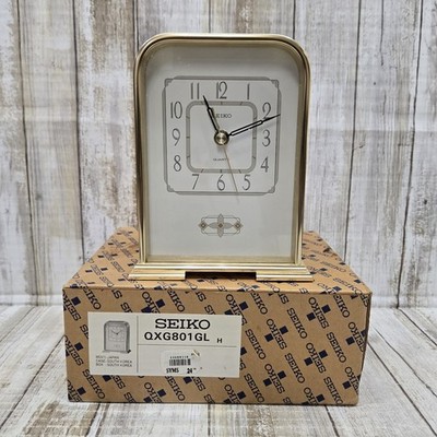 SEIKO Quartz Clock (QXG801GL) Table Desk JAPAN